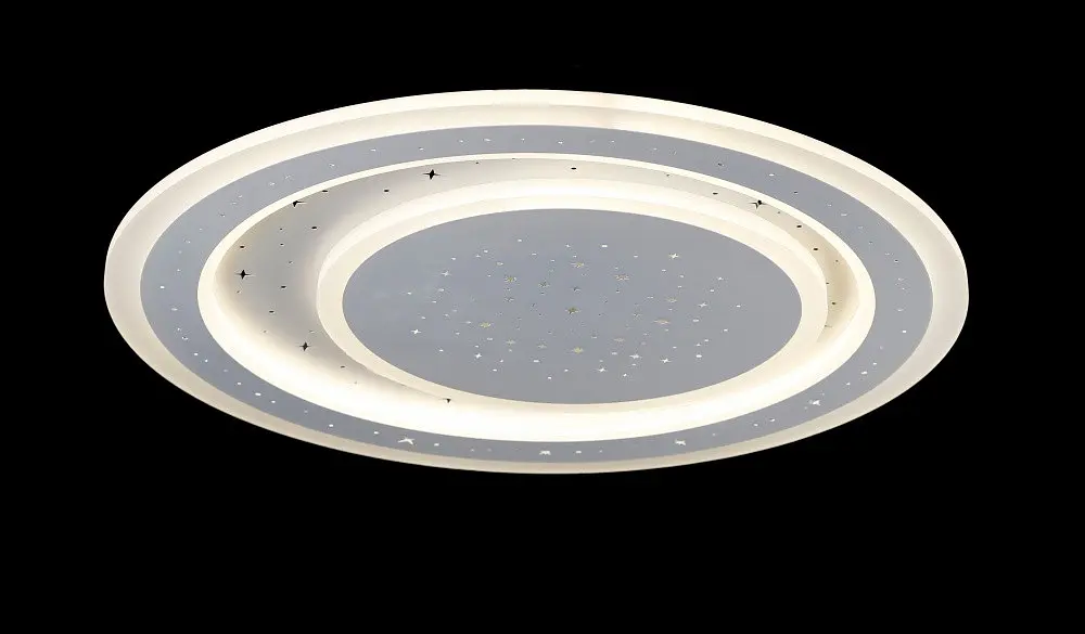 Люстра стельова LED Splendid Ray LK39347/480/2, 2 лампи, білий, 48 см, регулювання яскравості, сучасний стиль - фото 2