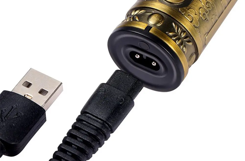 Тример акумуляторний для бороди та волосся VGR V-085 Gold (3_02538) - фото 5