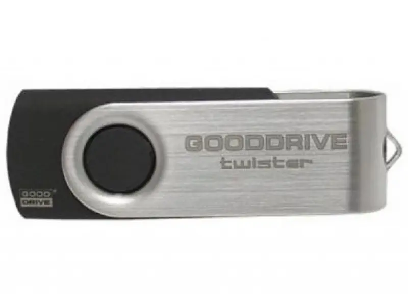 USB флеш накопичувач GOODRAM 8 GB Twister Black (PD8GH2GRTSBK, UTS2-0080K0R11) - фото 3