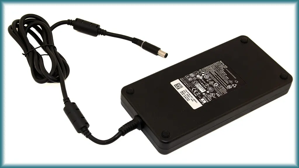 Блок живлення для ноутбука Dell 19.5V 12.3A роз'єм 7.4/5.0mm з центр. піном Slim-корпус ORG - фото 2