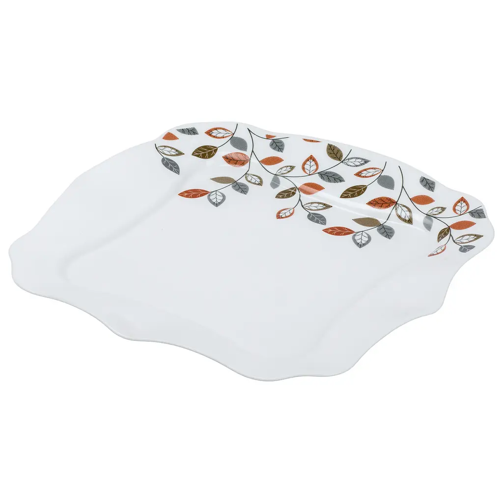Столовий сервіз на 6 персон порцеляновий Leaf, білий TS Kitchen HP23405 - фото 16