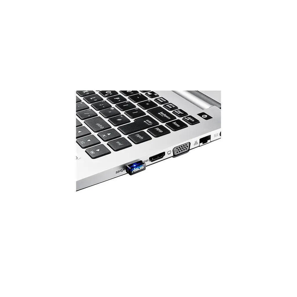 Мережева карта Wi-Fi ASUS USB-N10 Nano (90IG05E0-MO0R00) - фото 2