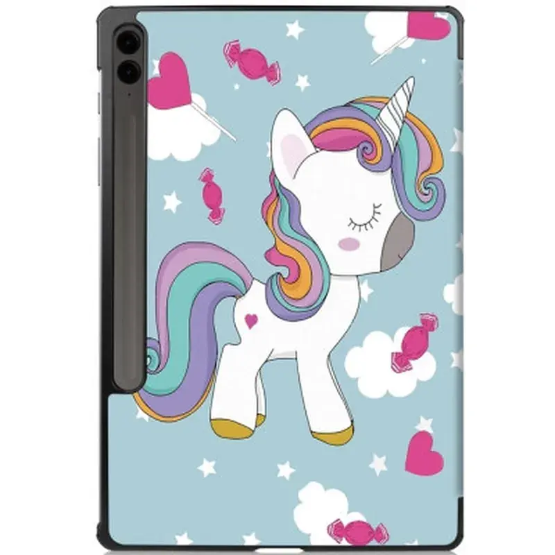 Чохол до планшета BeCover Smart Case Samsung Tab S9 Plus (SM-X810/SM-X816)/S9 FE Plus (SM-X610/SM-X616) 12.4" Unicorn (710385) - фото 4