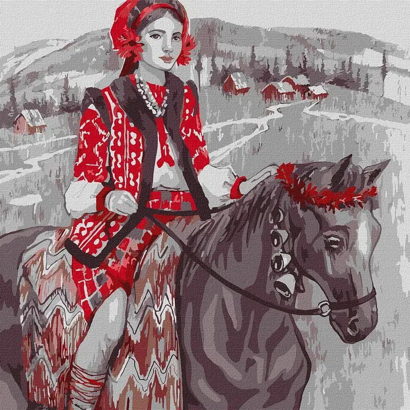 Картина за номерами "Мандрівка рідним краєм" ©Katya Poltavska KHO2537 40х40 см Ideyka - фото 1
