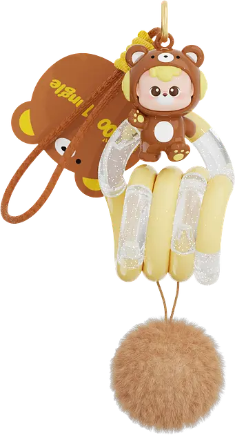 Колекційна фігурка з кільцем Tangle x diudiu baby Abebe Bear Blind Box (HWTANGLEDDP01) - фото 7
