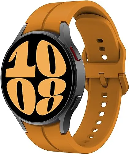 Ремінець силіконовий BeWatch NEO для Samsung Galaxy Watch 4/5/6 20 мм Гірчичний (101neo04) - фото 2