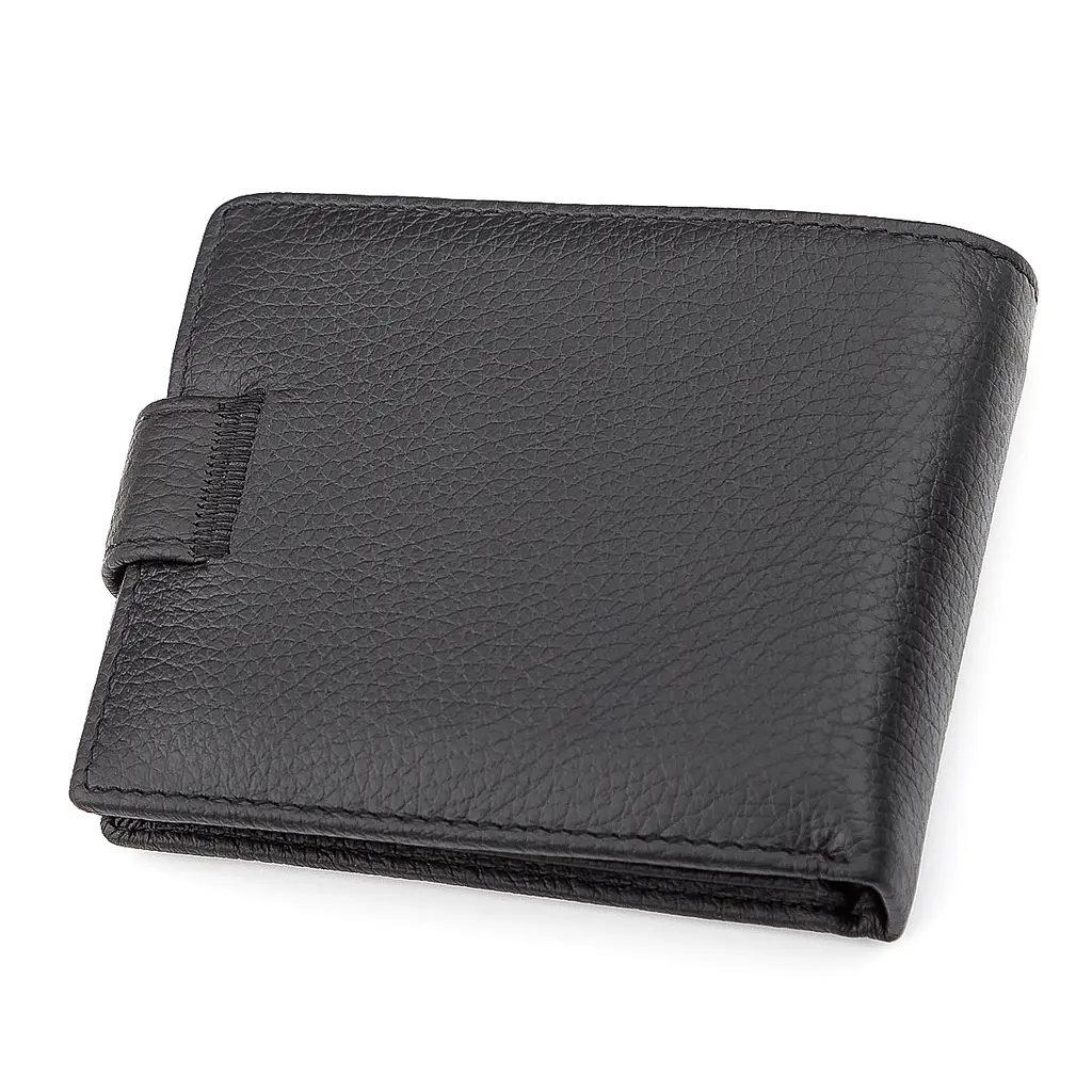 Чоловічий шкіряний гаманець (ST102) ST Leather 11.5х9.5х2.5 см acs0015182 - фото 2