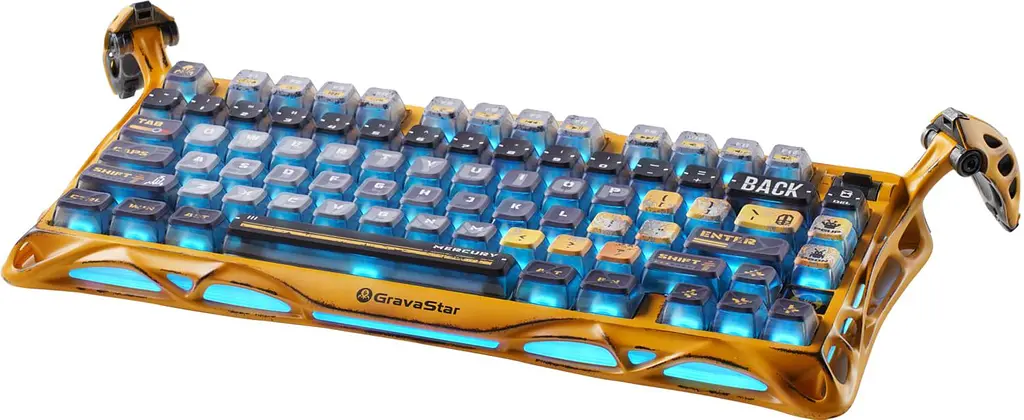 Клавіатура GravaStar Mercury K1 Pro TKL Yellow (GSK1PRO_YLW) - фото 2