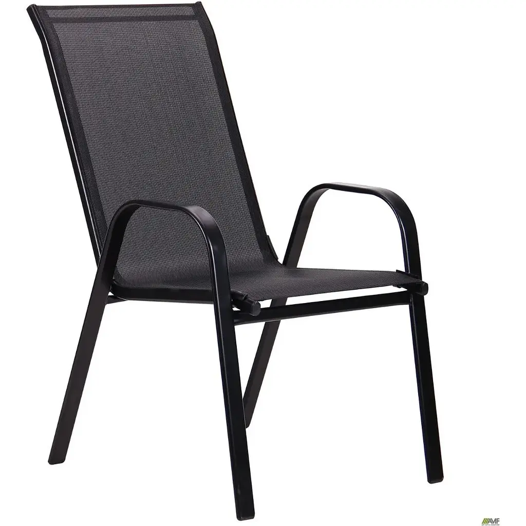 Комплект садових стільців Chomik Garden Line Cortina чорний - фото 4