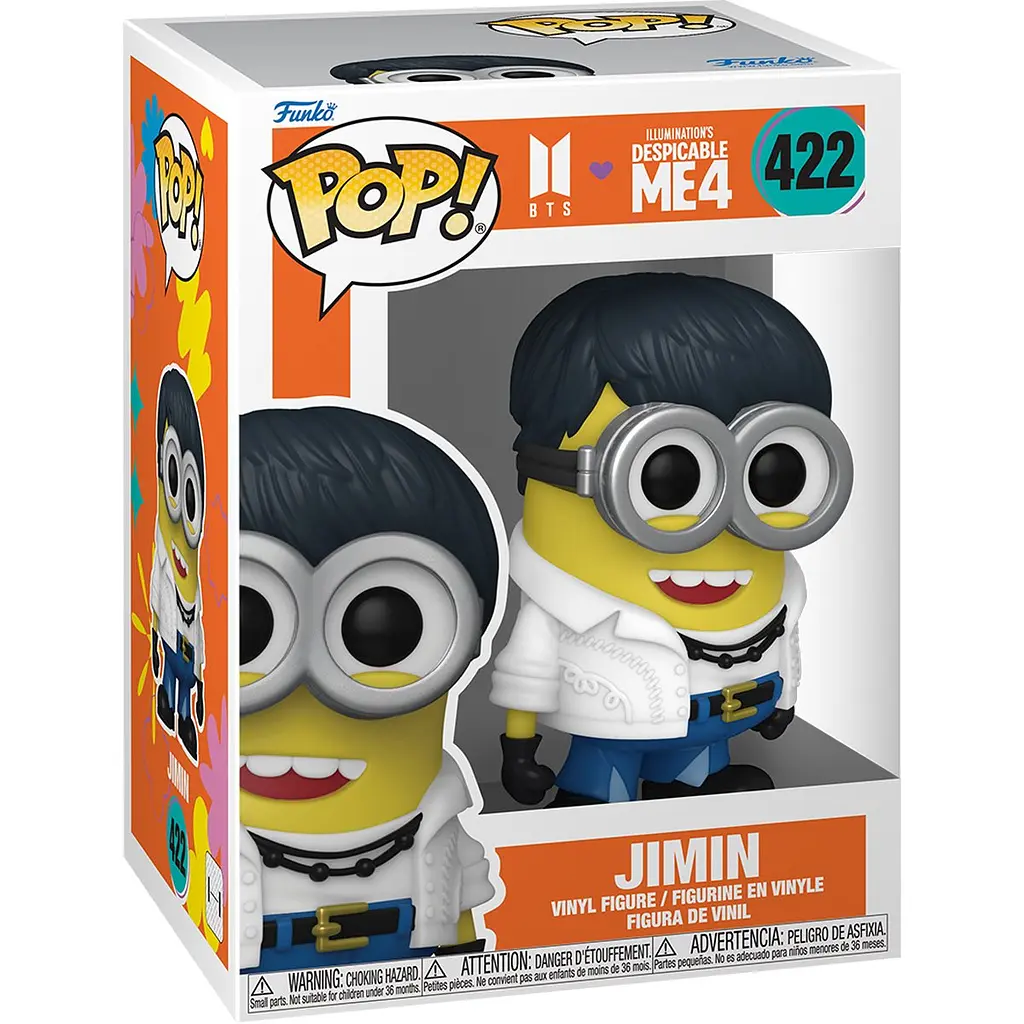 Фігурка Funko POP Rocks: Minions X BTS - Jimin det0018178 - фото 2
