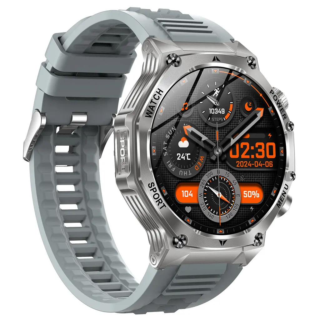 Часы Smart Surf X Pro Silver Grey, 2 ремешка - фото 3