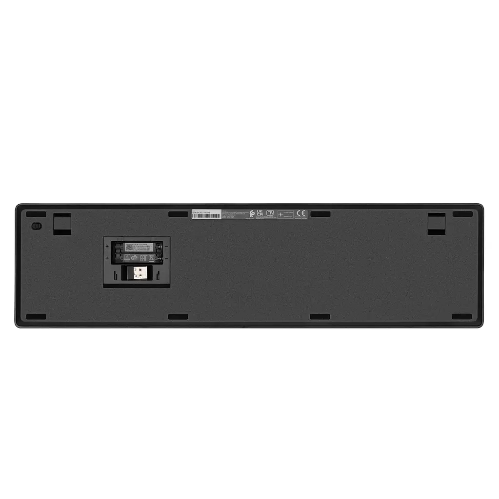 Клавіатура мембранна 450 Programmable, 108key, WL, EN/UK, чорний HP teh0013887 - фото 4