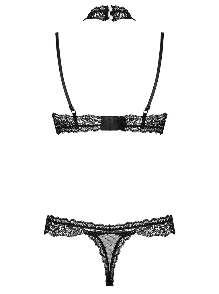 Боді Obsessive Claudusia L/XL чорний - фото 6