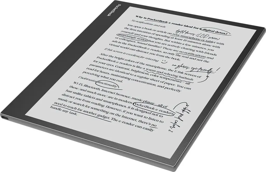 Електронна книжка PocketBook InkPad Eo(PB1042) Mist Grey - фото 8