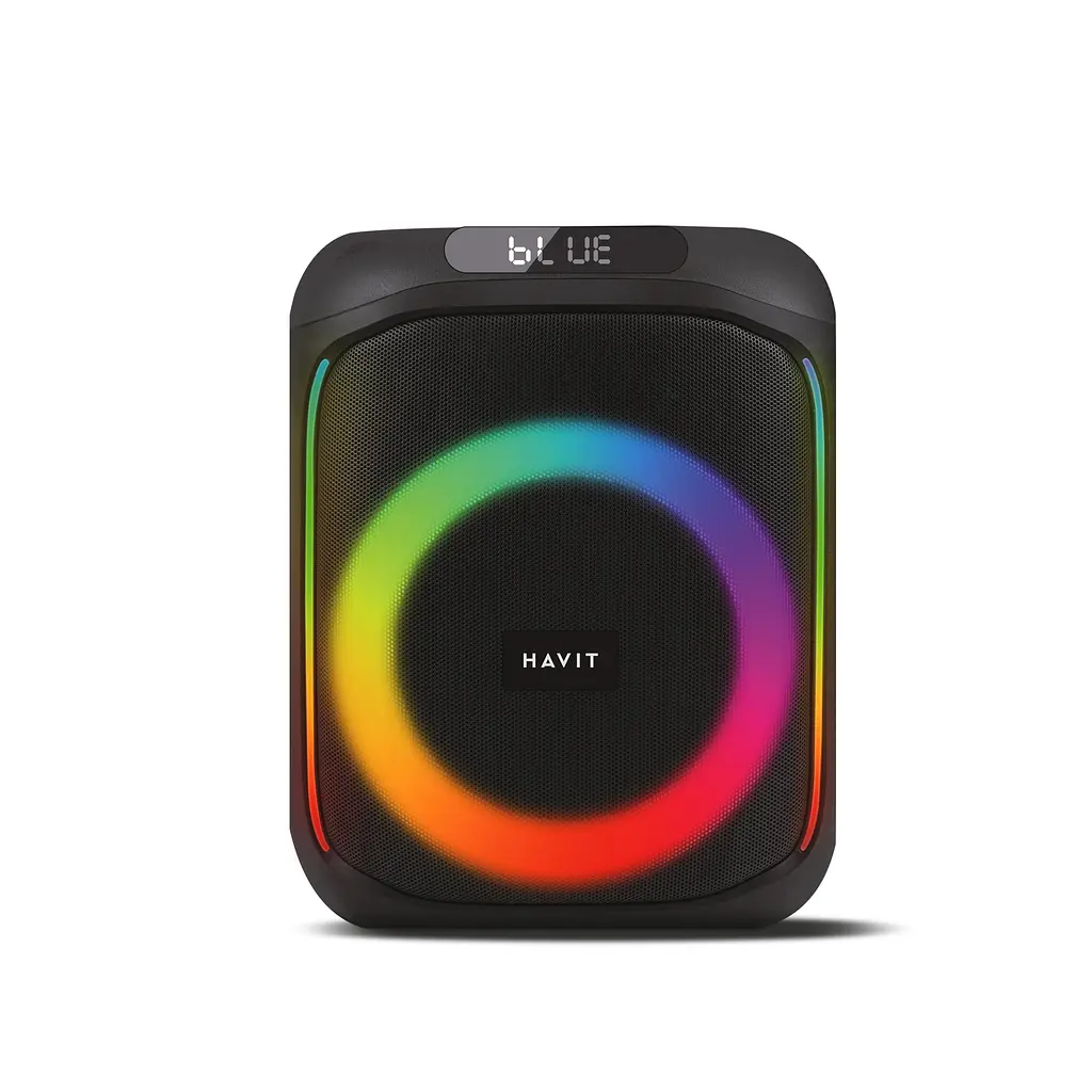 Портативна колонка HAVIT SQ146BT 60W RGB Black HAVIT (28943-000) - фото 2