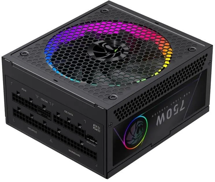 Блок питания GameMax RGB PRO 750G 750W ATX 3.1 80+ Gold (RGB PRO 750G) - фото 2