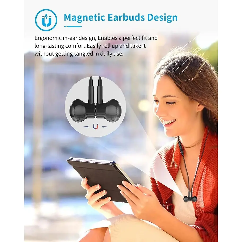 Навушники USB Type C HiFi з мікрофоном та регулятором гучності - фото 2