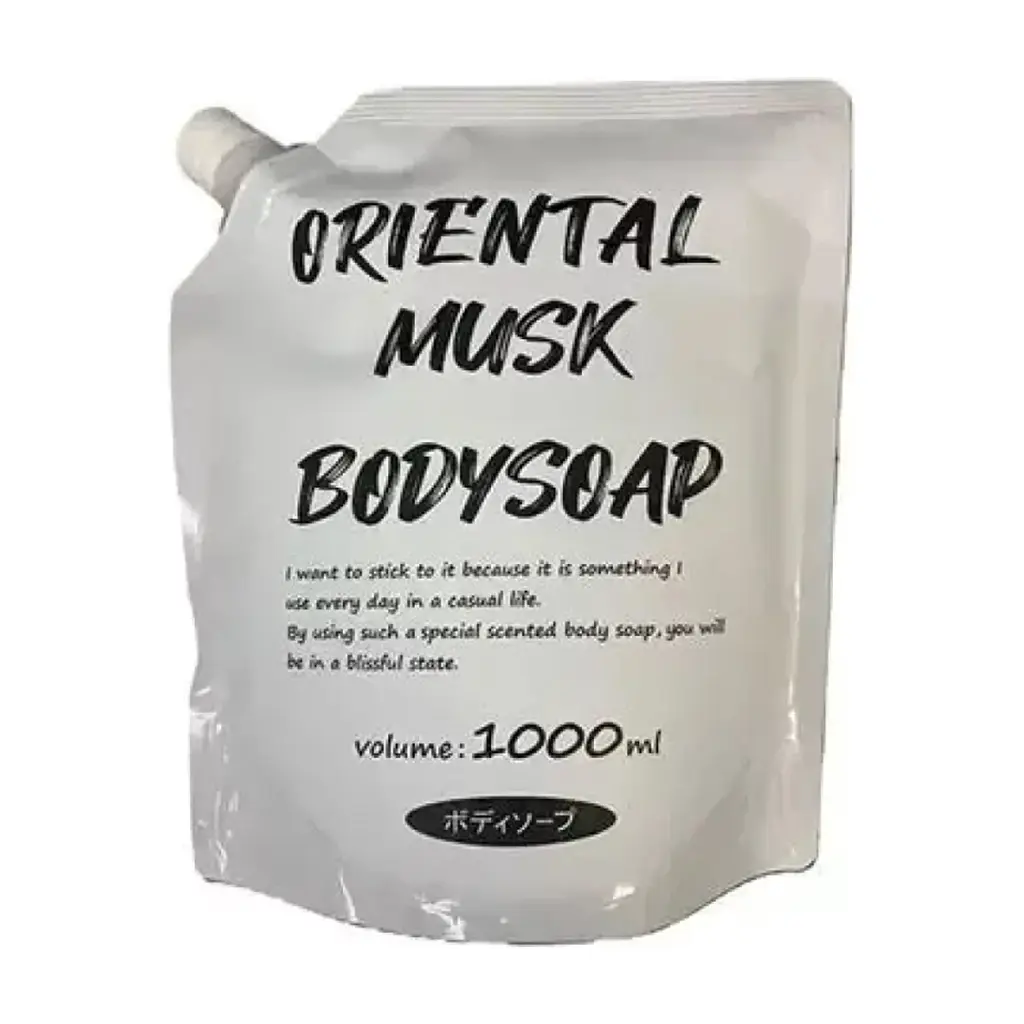 Рідке мило Rocket Soap Body Soap pH-балансоване Мускус змінний блок 1 л (4571113802011)