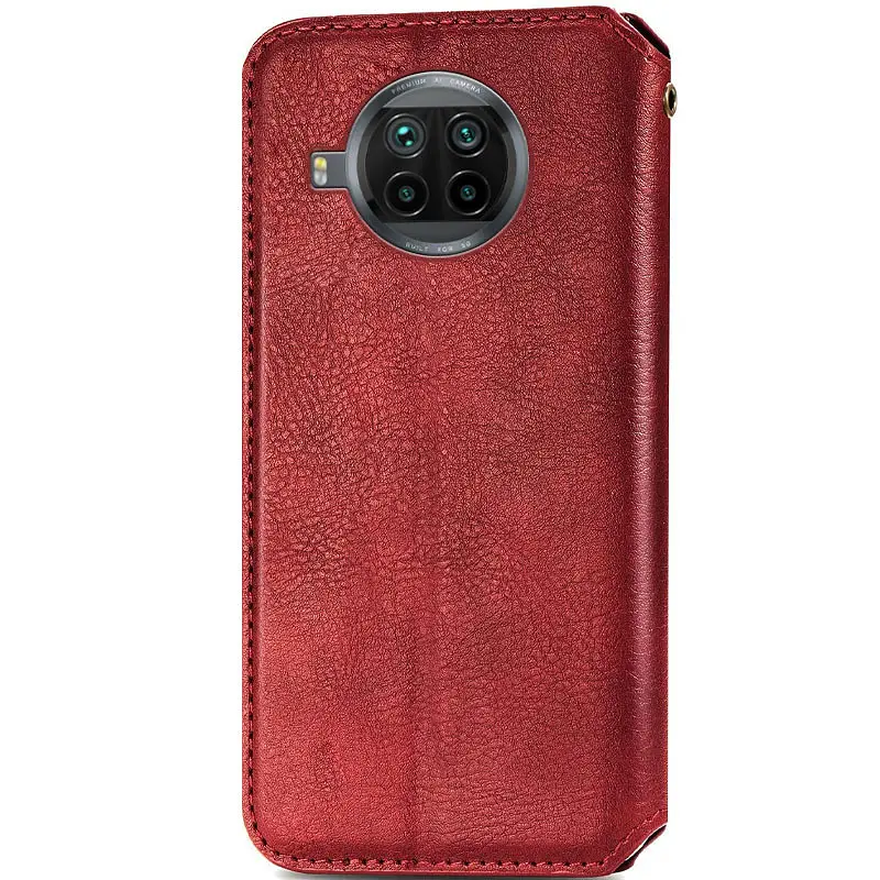 Шкіряний чохол-книжка GETMAN Cubic (PU) для Xiaomi Mi 10T Lite / Redmi Note 9 Pro 5G Червоний - фото 3