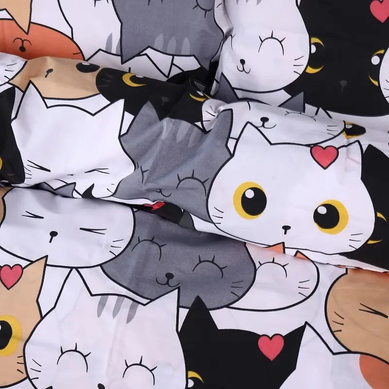 Простирадло MirSon Ranforce Elite Funny Cat 180x220 см (2200011042060) - фото 5