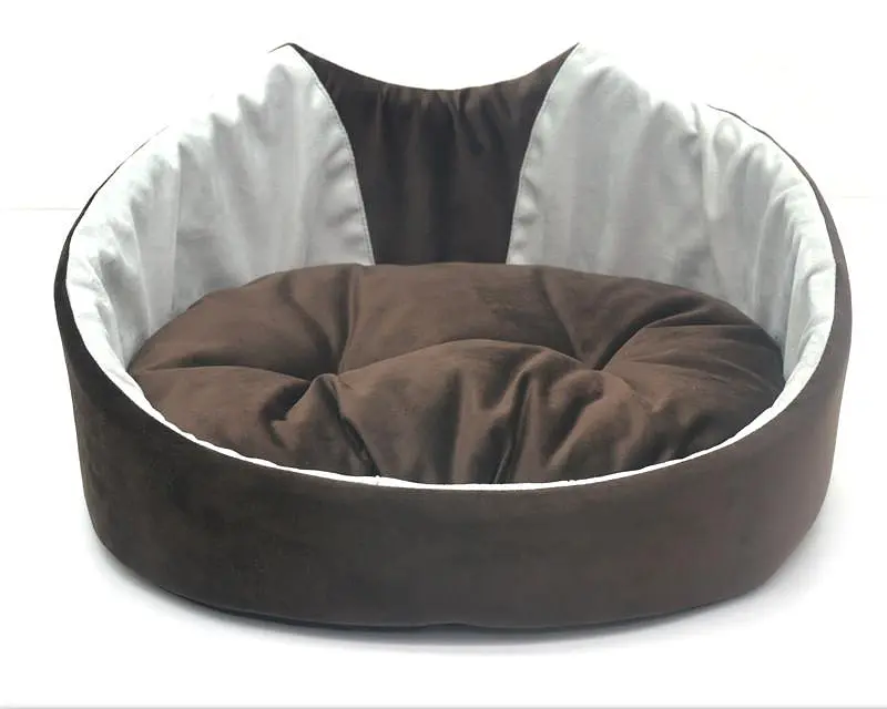 Лежак для собак та котів Zoo-hunt Містик-котик коричневий №2 370х490х185 мм - фото 2