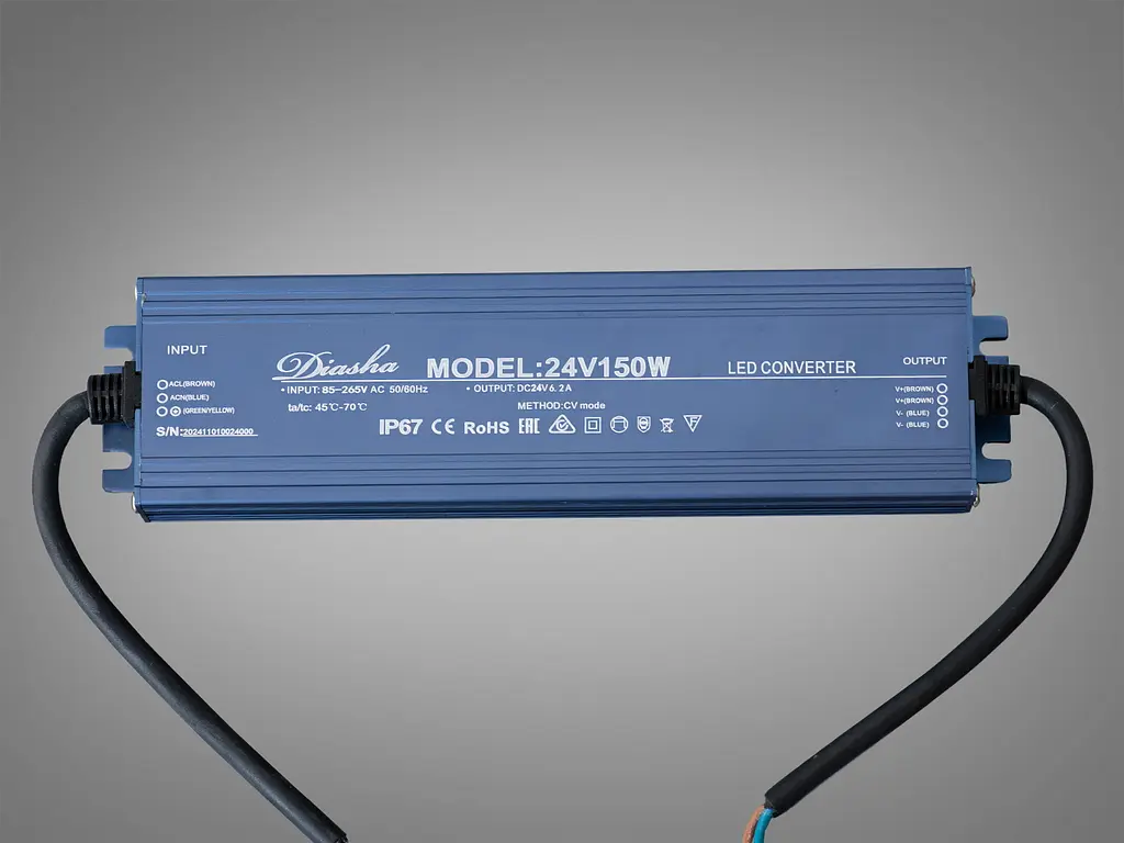 Блок живлення 24В, для підключення LED стрічки, 150Вт, 6.25А - фото 2