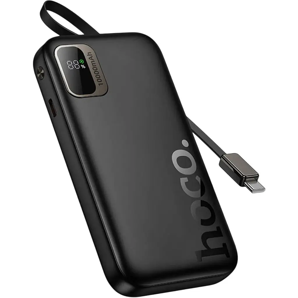 Зовнішній акумулятор Hoco Q51 Key 10000mAh 20W Black (6942007671514) [172717] - фото 2