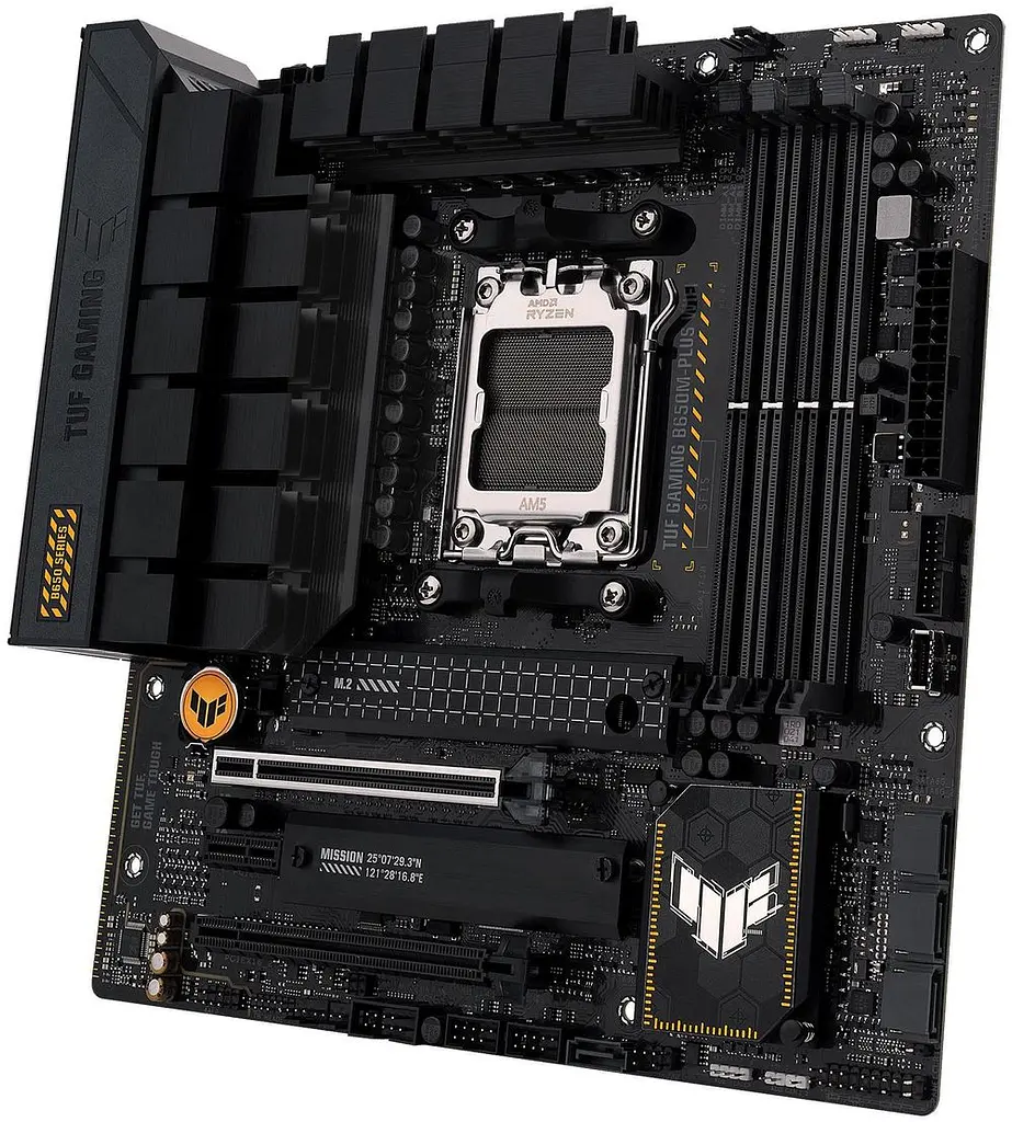 Материнська плата ASUS TUF GAMING B650M-PLUS WIFI (TUF GAMING B650M-PLUS WIFI) (Socket AM5, AMD B650, Micro-ATX) - фото 2