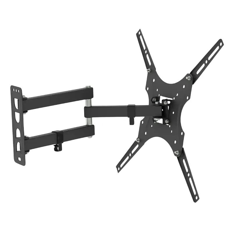 Універсальний кронштейн для телевізора на стіну похило-поворотний 14-55", сумісність із різними розмірами кріплень VESA, - фото 2