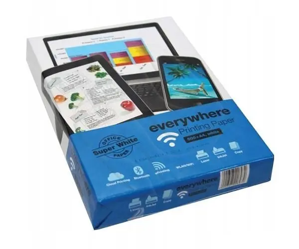 Everywhere Printing paper, 500 аркушів, Папір офісний А4, білий, клас В, 80 г/м2 - фото 2