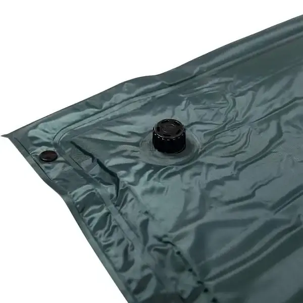 Надувний матрац Lugi автоматичний 175х60х2 см з подушкою зелений SJ-0028-1GR - фото 5