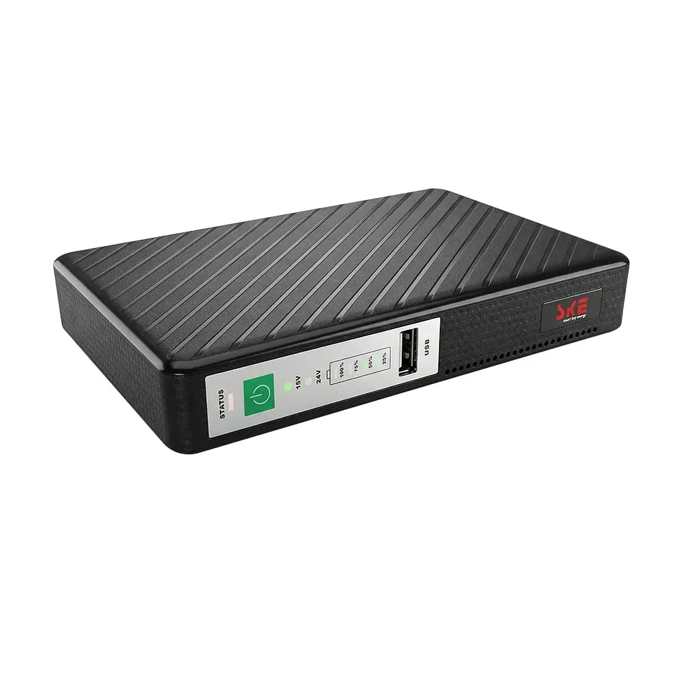 Джерело безперебійного живлення Mini UPS SKE POE-432N 8800mAh 5V/9V/12V/15V/24V/PoE, Li-ion 4*2.2Ah, для роутера та оптичного терміналу (42-00241) - фото 4