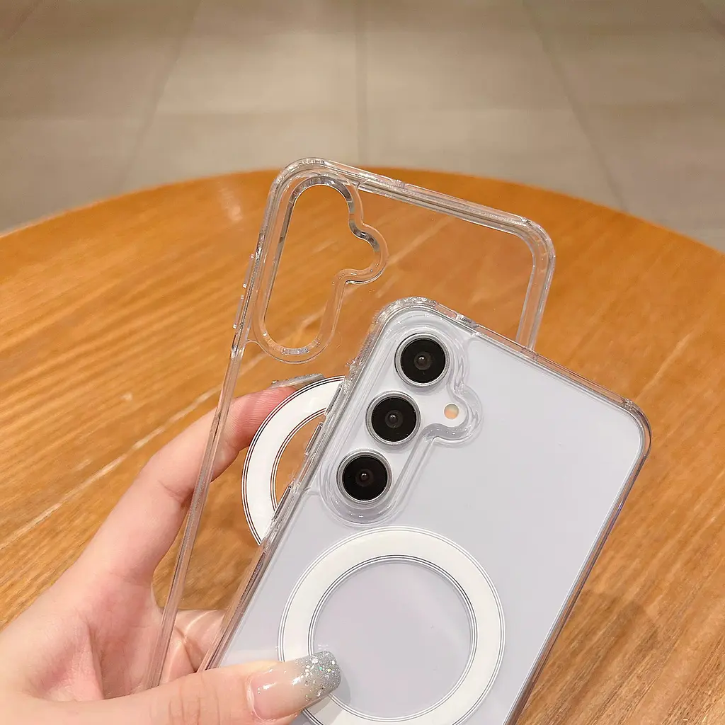 Прозорий протиударний чохол для Samsung Galaxy S24/S25 (S921/S931) Ultra Hybrid with MagSafe Clear Case - фото 6
