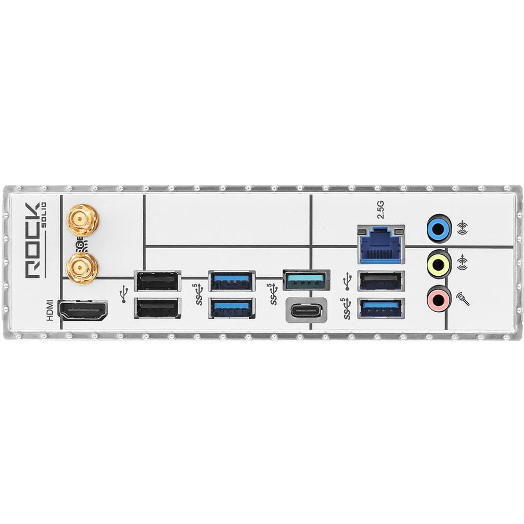 ASRock B550 Rock WiFi (AM4/B550, 4*DDR4, 2xPCIex16, HDMI, 4xSATA, 3xM.2, 2.5GLan, 7.1ch, ATX) - фото 4