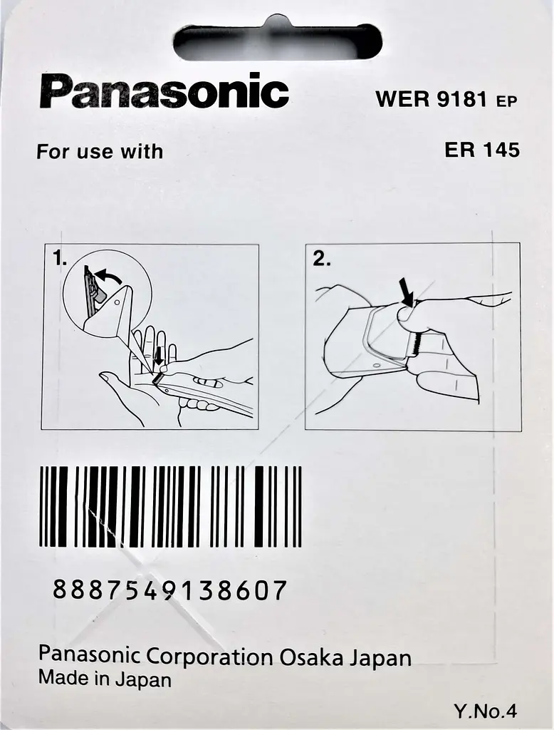 Змінний ніж до машинки для стрижки Panasonic WER9181Y - фото 2