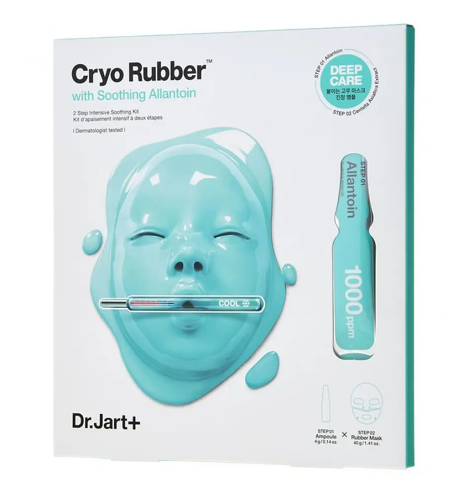 Заспокійлива маска з алантоїном CRYO RUBBER WITH SOOTHING ALLANTOIN Dr. Jart 4г+40г