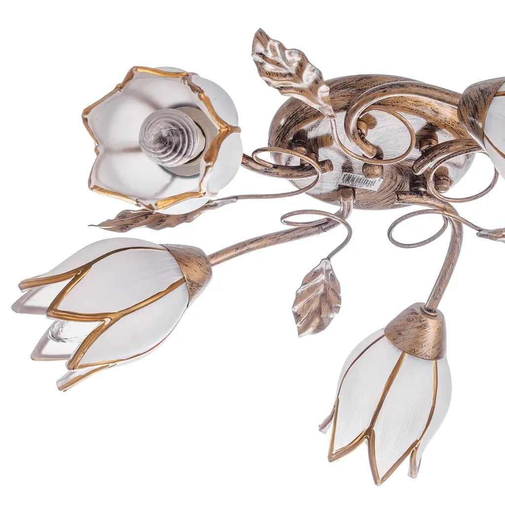 Люстра потолочная Brille флористика E14 60W G (LK-207S/5) - фото 3