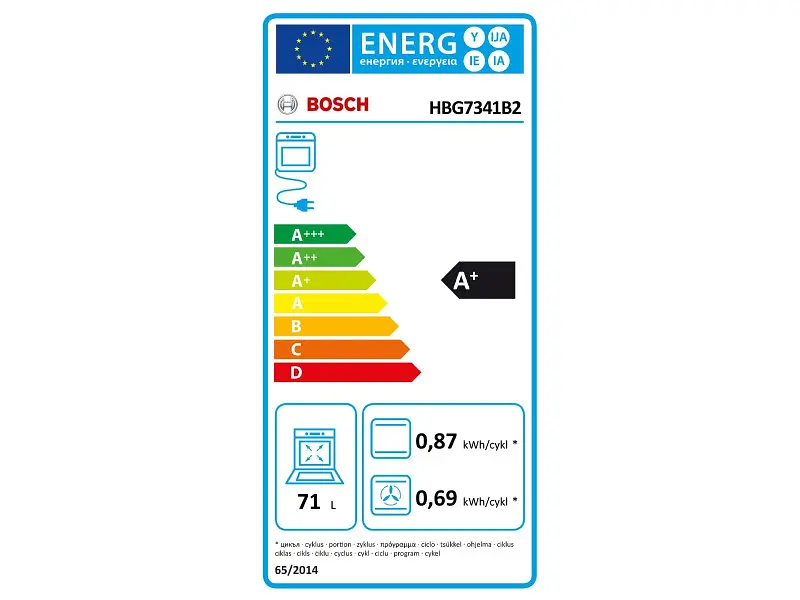Духова шафа Bosch HBG7341B2 - фото 6