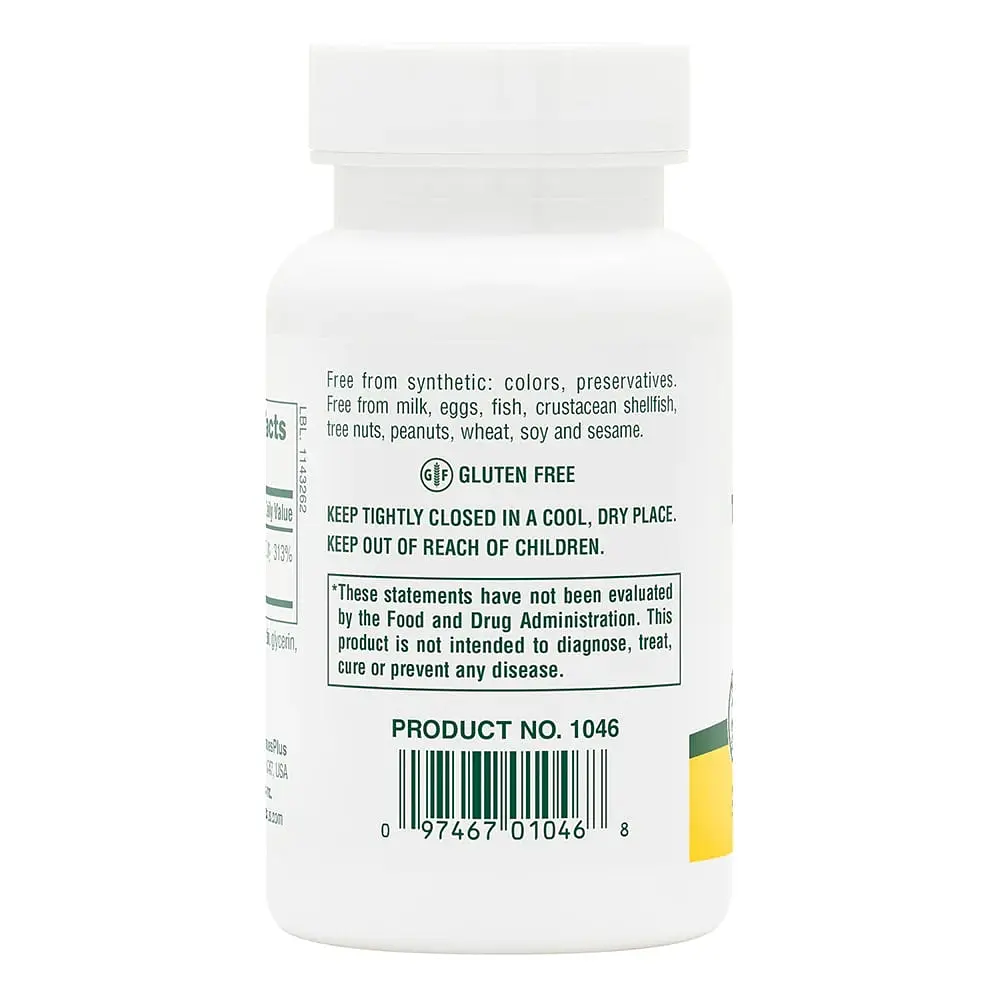 Витамины и минералы Natures Plus Vitamin D3 2500 IU 90 капсул - фото 3