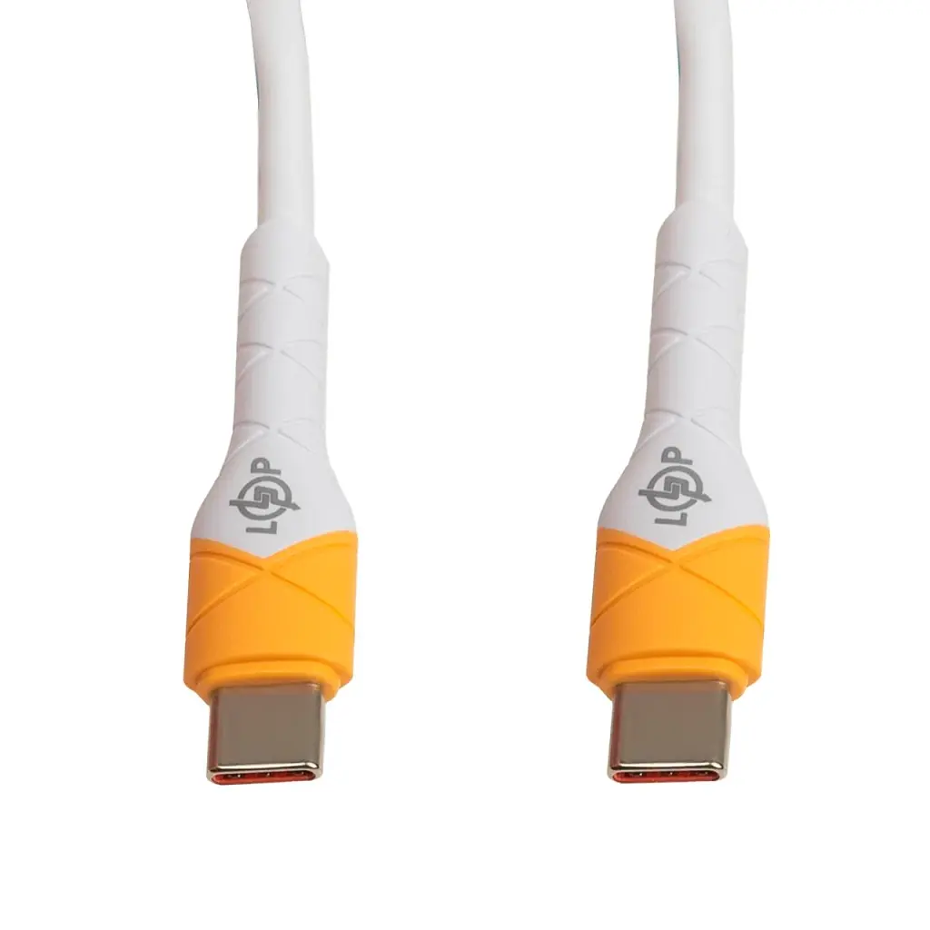 Кабель LogicPower USB Type-C – Type-C 65W с быстрой зарядкой PD/QC 1 м белый