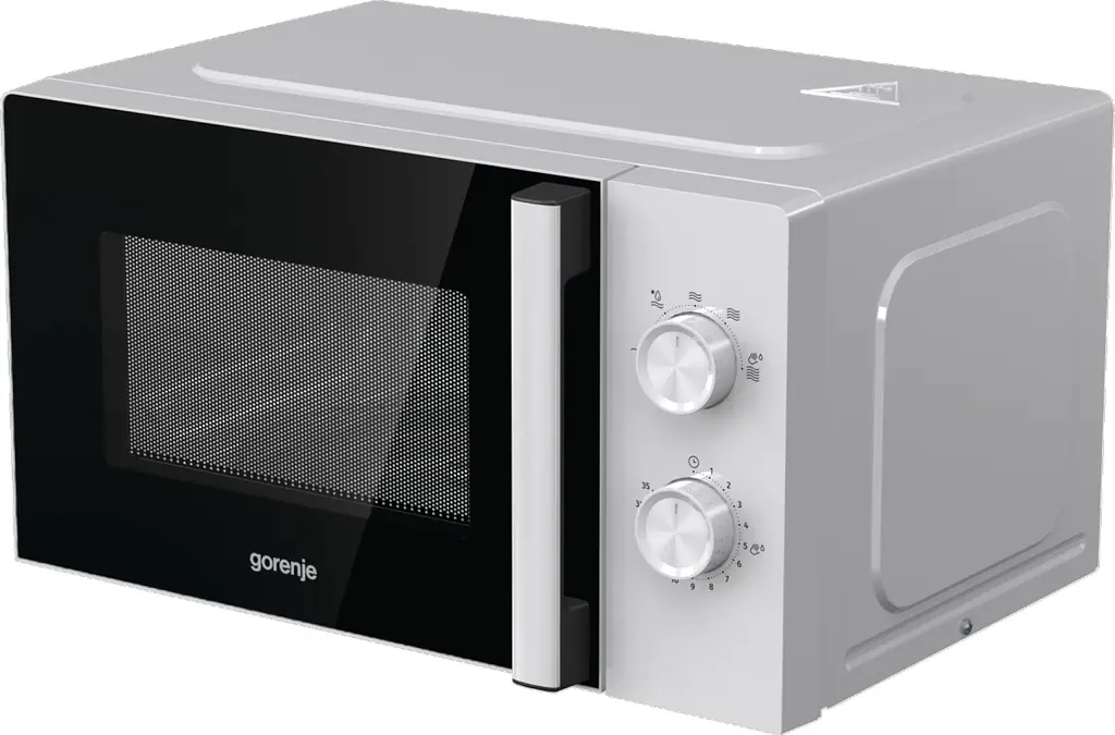 Мікрохвільова піч Gorenje 17л 700Вт дисплей білий - фото 3