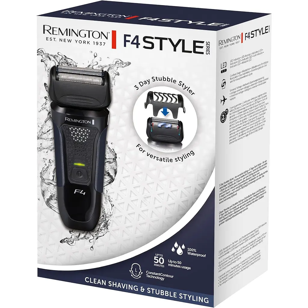 Электробритва Remington F4 Style Series черная (F4002) - фото 4