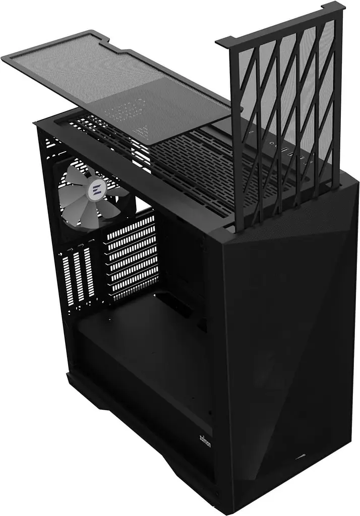Корпус Zalman Z9 Iceberg MS Tempered Glass без БЖ Black (Z9ICEBERGMSBLACK) Без БП - фото 5