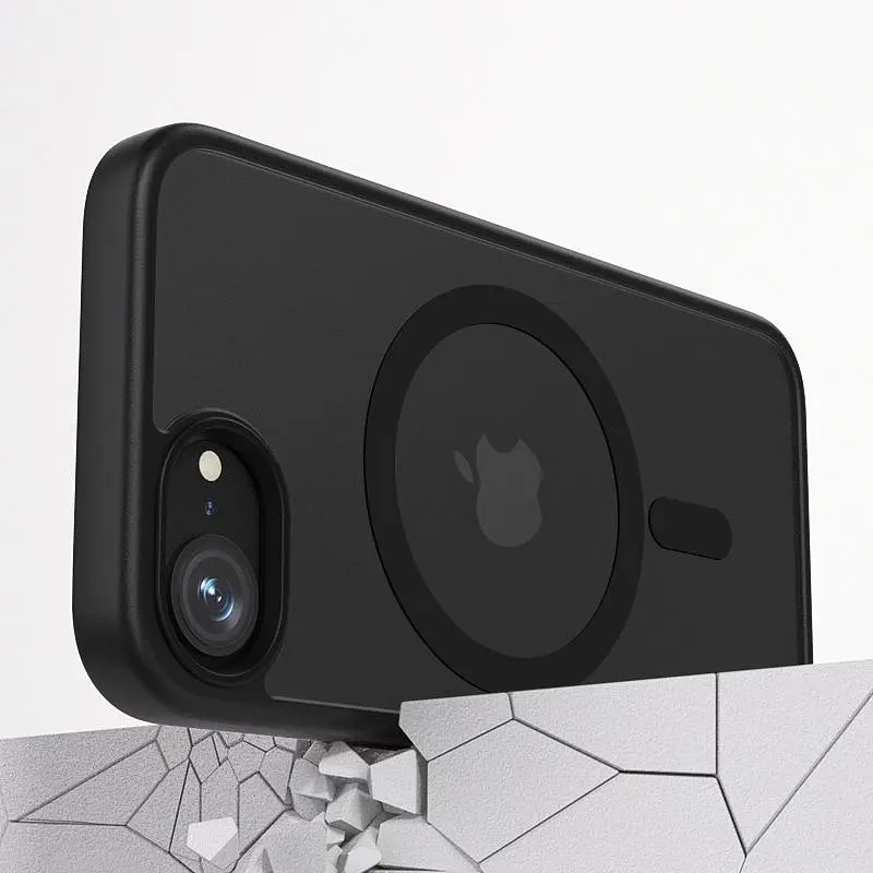 Чохол Ummi Colorful with MagSafe для Apple iPhone 16e/17e 6.1" Чорний/Black - фото 3