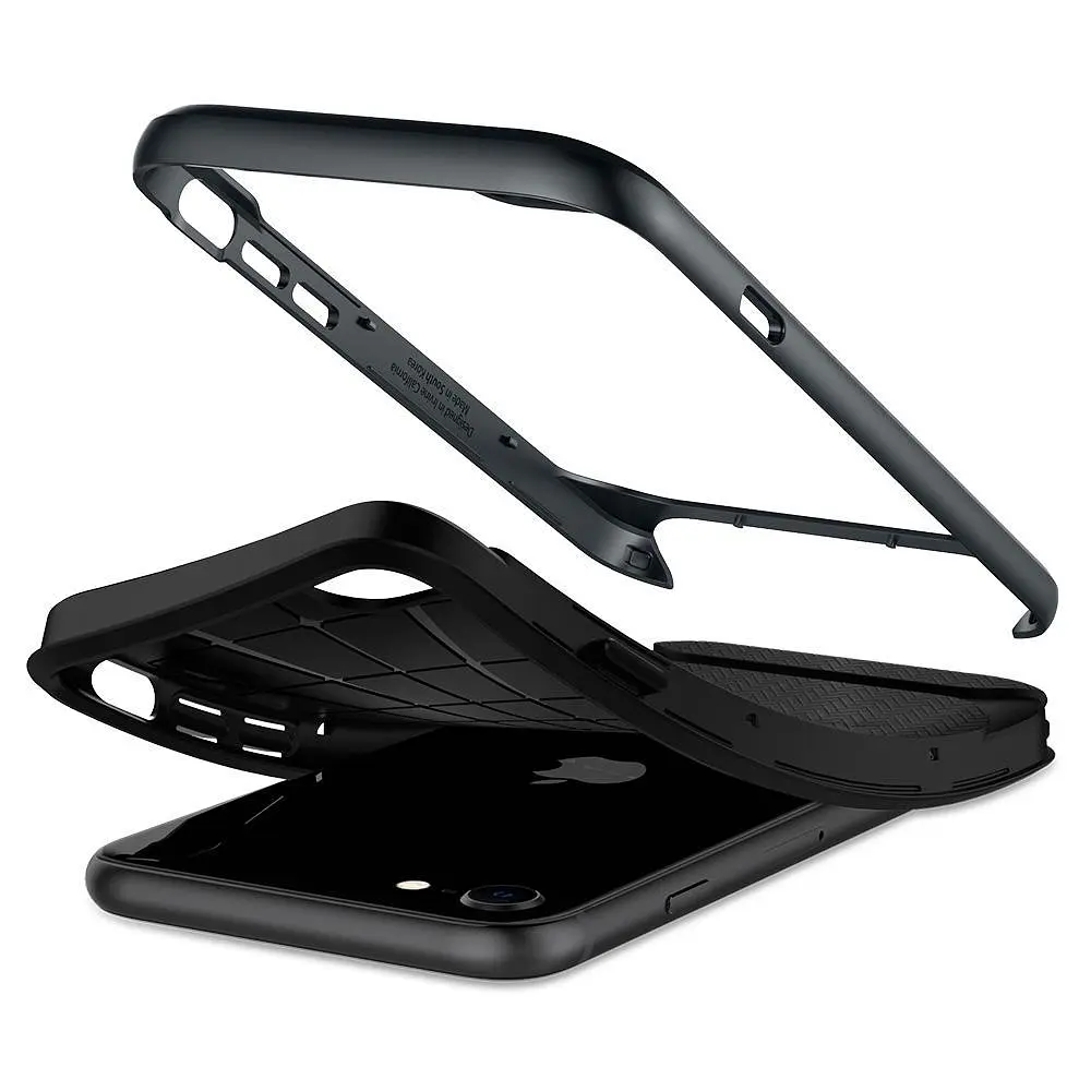 Чохол протиударний Spigen Neo Hybrid Herringbone ACS00952 для iPhone 7/8/SE 2020/2022 Metal Slate - фото 6