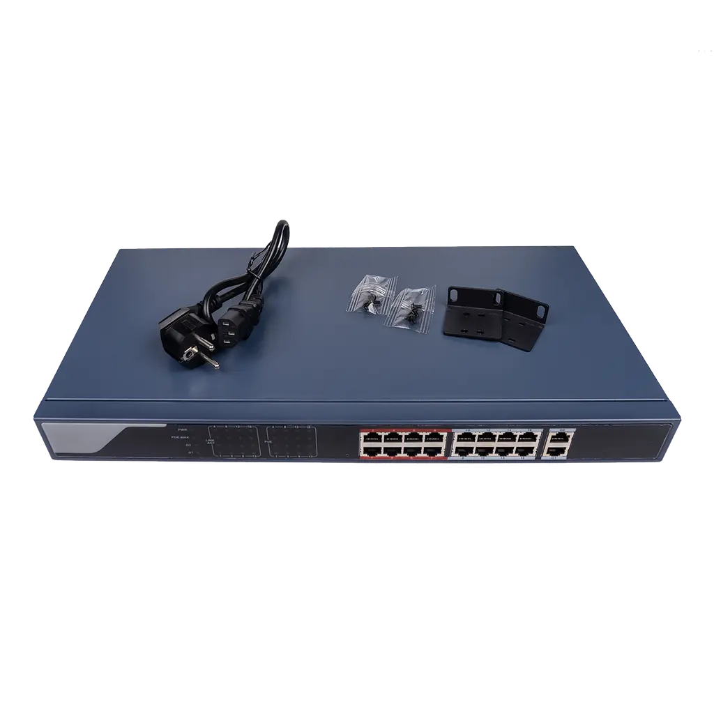 Комутатор мережевий POE GV-019-AI-16+2PG - фото 4