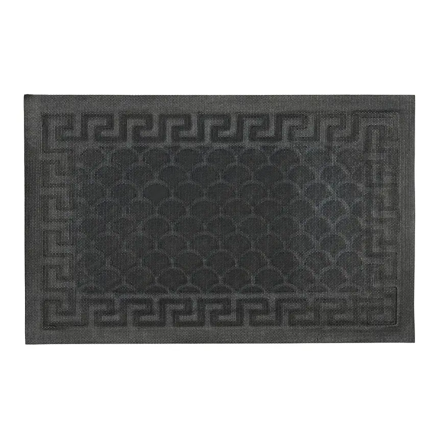Килимок придверний Eco Fabric Луска без кромки сірий 45 х 75 см (4575-002) - фото 2