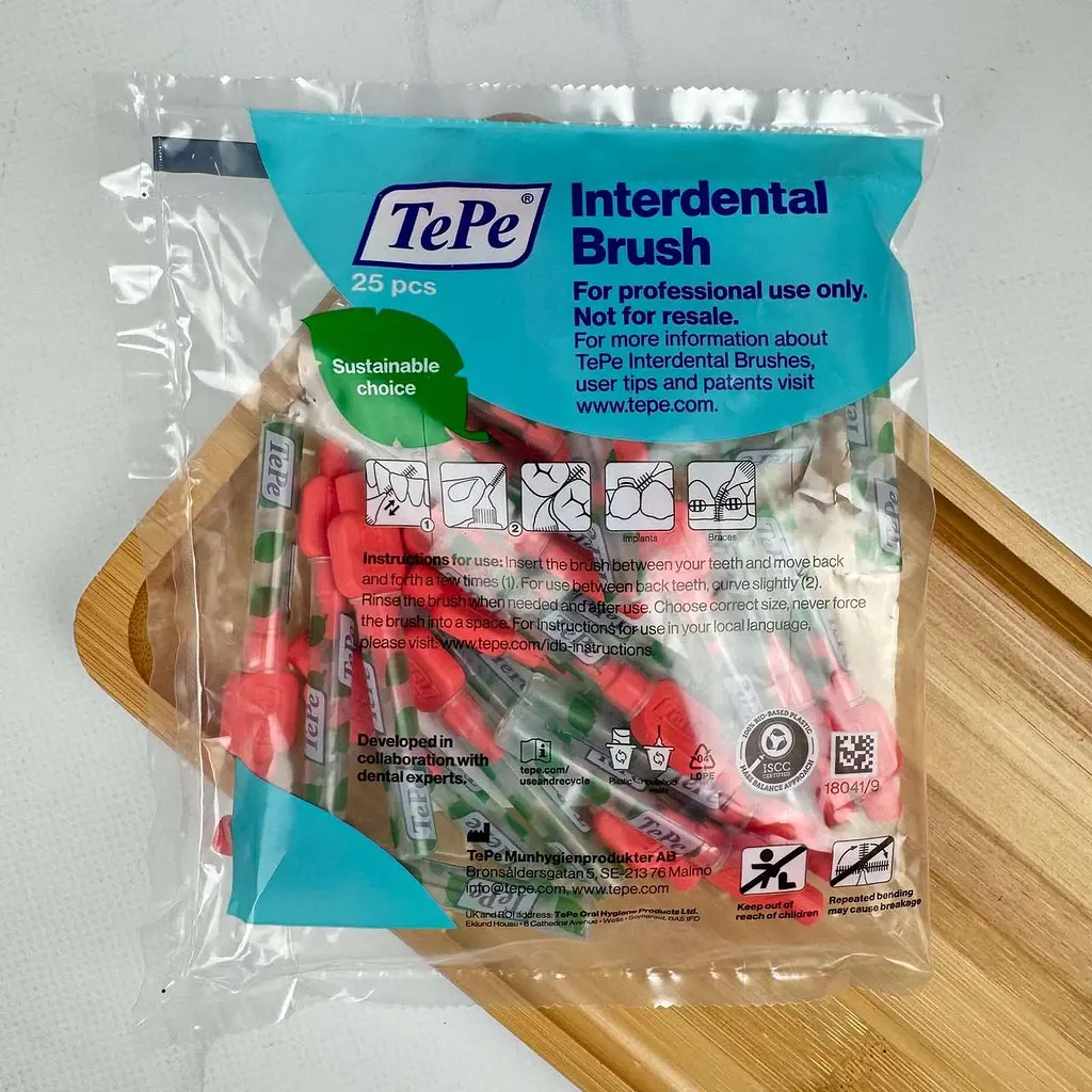 Міжзубна щітка TePe Extra Soft червона (0.5 мм), 25 шт - фото 2