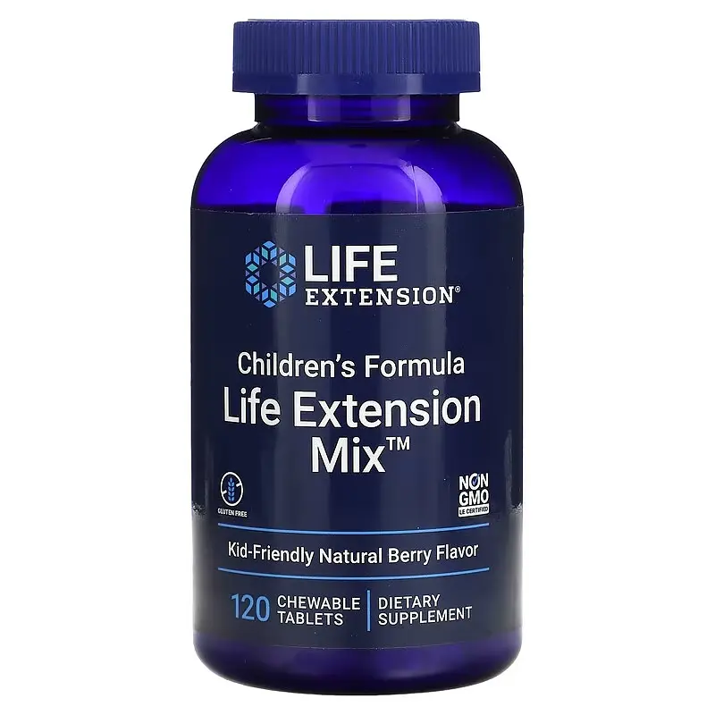 Мультивитамины для детей Children's Formula 120 сосательных таблеток Life Extension vit0005324