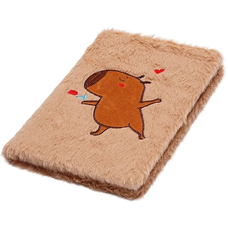 Блокнот А5 ZiBi Capybara 8 Kids Line плюшевый клетка 80 листов (ZB.700022) - фото 8